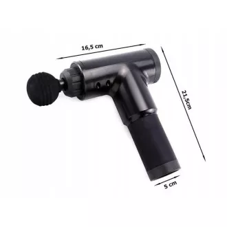 Pistolul de relaxare pentru masaj DK-157, negru