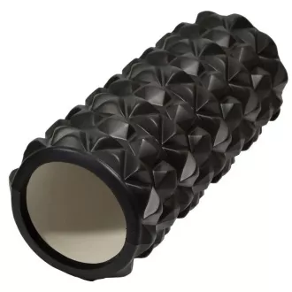 Cilindru de masaj fitness ENERO FIT 33x14cm, roz deschis