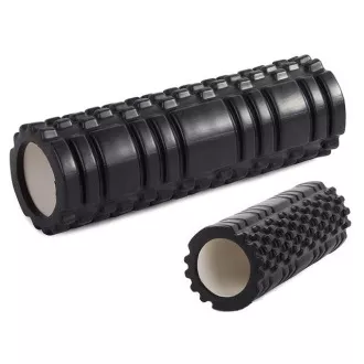 Rolă de masaj fitness 30x10 cm, Neagră