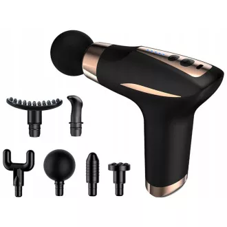 Pistol de masaj de relaxare cu 6 accesorii