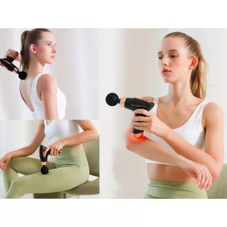 Pistol de masaj de relaxare cu 6 accesorii