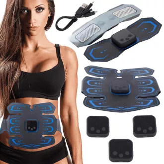 Electrostimulator pentru muschii abdominali 3x EMS + controler