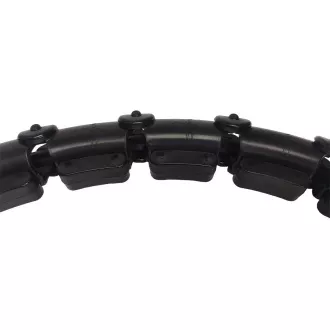 Hula Hop de masaj ENERO FIT cu greutăți, 115 cm, negru Hula Hop de masaj ENERO FIT cu greutăți, 115 cm, negru