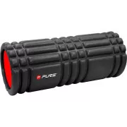 Rolă de masaj fitness PURE 2 IMPROVE 33x15 cm, Neagră