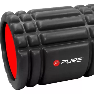 Rolă de masaj fitness PURE 2 IMPROVE 33x15 cm, Neagră