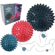 UMBRO Mingi de masaj cu vârfuri, 3 buc