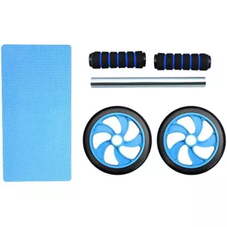 Roată de fitness RX-156 cu tampon, verde