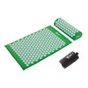 Covoraș de exerciții Acupressure PREMIUM cu pernă 67x42x2 cm, negru