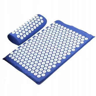 Covoraș de exerciții Acupressure PREMIUM cu pernă 67x42x2 cm, negru Covoraș de exerciții Acupressure PREMIUM cu pernă 67x42x2 cm, negru