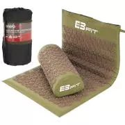 Covoraș de exerciții Acupressure PREMIUM cu pernă 67x42x2 cm, kaki camuflaj