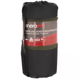 Covoraș de exerciții Acupressure PREMIUM cu pernă 67x42x2 cm, kaki camuflaj