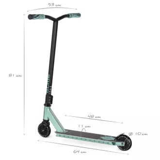 Scuter Freestyle MOVINO Stunt GLIDE, Teal Scuter Freestyle MOVINO Stunt GLIDE, Teal