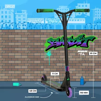 Trotineta freestyle Story Bandit DOS Casdoria, Graffiti