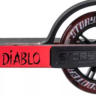 Trotineta freestyle Story DIABLO Roșu Negru