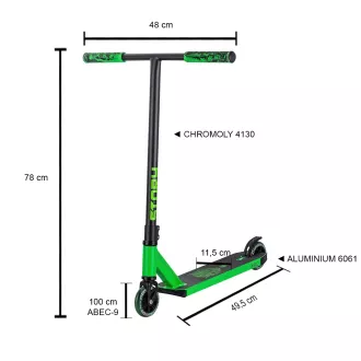 Trotineta freestyle Story Diablo Green
