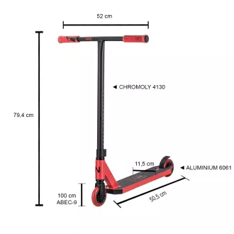 Scuter Freestyle NKD Next Generation Roșu Negru