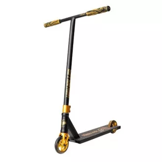 Trotinetă Story High Roller Stunt Freestyle, Negru-Auriu Trotinetă Story High Roller Stunt Freestyle, Negru-Auriu