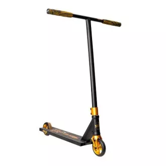 Trotinetă Story High Roller Stunt Freestyle, Negru-Auriu Trotinetă Story High Roller Stunt Freestyle, Negru-Auriu
