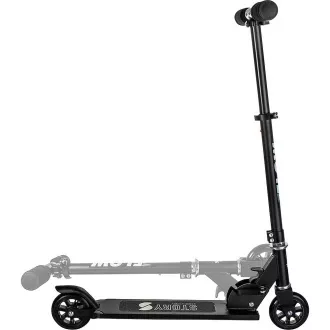 Scuter pliabil Story Flow, negru