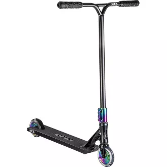 Trotineta Freestyle NKD Extreme, Negru-curcubeu