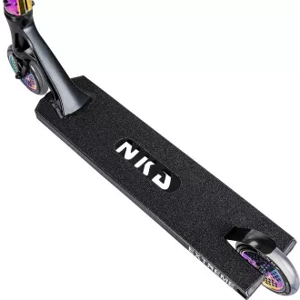 Trotineta Freestyle NKD Extreme, Negru-curcubeu