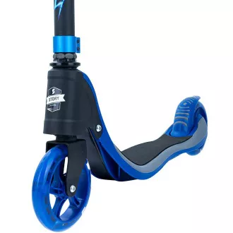 Trotineta pentru copii Story Flow Light Kids cu roți luminoase, albastru Trotineta pentru copii Story Flow Light Kids cu roți luminoase, albastru