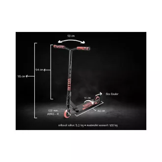 Trotineta freestyle MOVINO Stunt NITRO Red 2024