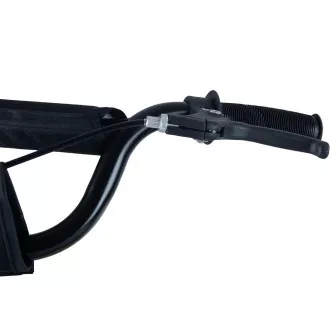Trotineta pentru copii Story One Air cu roti gonflabile, neagra Trotineta pentru copii Story One Air cu roti gonflabile, neagra