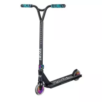 Trotinetă freestyle NKD Diesel Stunt, Negru-curcubeu