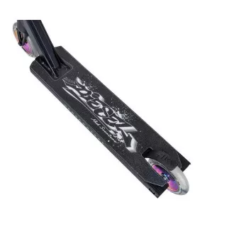 Trotinetă freestyle NKD Diesel Stunt, Negru-curcubeu
