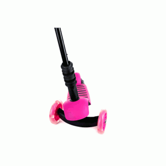 Trotinetă pentru copii 3in1 BERUŠKA cu roți cu LED-uri, roz Trotinetă pentru copii 3in1 BERUŠKA cu roți cu LED-uri, roz