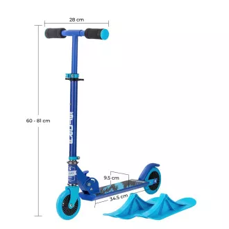 Trotineta pliabila Story Freshie 2in1, albastra