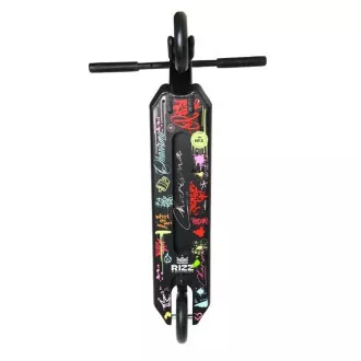 Trotinetă freestyle NKD Rizz Stunt, Negru-curcubeu