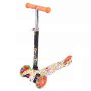 MINI SCOOTER cu trei roți cu roți luminoase, EMOJI