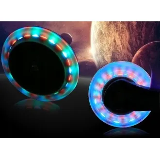 MINI SCOOTER cu trei roți cu roți luminoase, EMOJI - Despachetat
