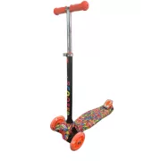 Scuter cu trei roți MAXI SCOOTER cu roți luminoase, BONBON sau