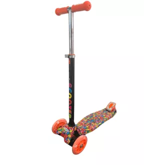 Scuter cu trei roți MAXI SCOOTER cu roți luminoase, BONBON sau