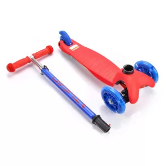 Scuter cu trei roți MTR MINI SCOOTER BLUSH, roți cu LED-uri