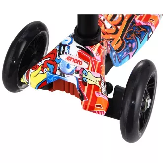 Scuter cu trei roți pentru copii MAXI SCOOTER STREET-ART