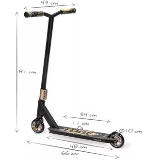 Trotineta Freestyle MOVINO Stunt EDGE, Aur Trotineta Freestyle MOVINO Stunt EDGE, Aur