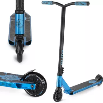Scuter Freestyle MOVINO Stunt GLIDE, albastru metalizat Scuter Freestyle MOVINO Stunt GLIDE, albastru metalizat