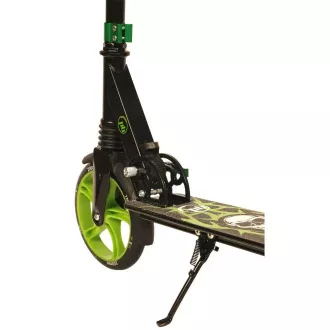 Trotinetă PB SKULL 2023 cu suport, 200mm, negru-verde