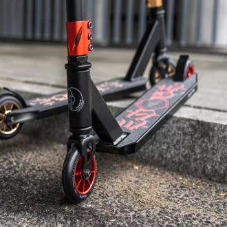 Trotineta Freestyle MOVINO Stunt EDGE, Black-Red Edition Trotineta Freestyle MOVINO Stunt EDGE, Black-Red Edition