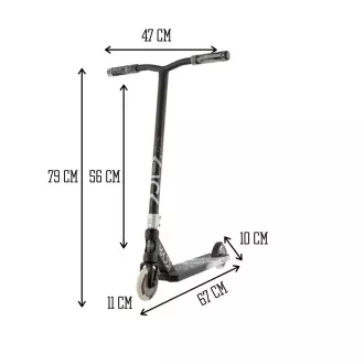 MADD GEAR Freestyle scuter Kick Pro BLACK-SILVER