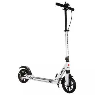 Trotinetă pliabilă ENERO ULTRA SPEED cu frână pe disc, 200mm, alb