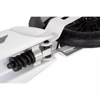 Trotinetă pliabilă ENERO ULTRA SPEED cu frână pe disc, 200mm, alb