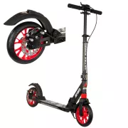 Trotinetă pliabilă ENERO ULTRA SPEED cu frână pe disc, 200mm, negru