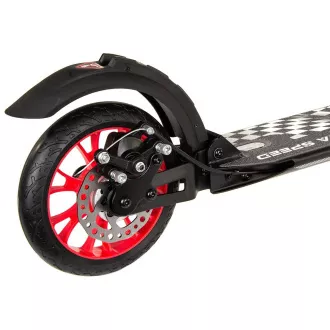 Trotinetă pliabilă ENERO ULTRA SPEED cu frână pe disc, 200mm, negru Trotinetă pliabilă ENERO ULTRA SPEED cu frână pe disc, 200mm, negru