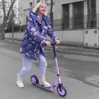 Scooter Story Civic Civic Comfort Air-wheels pliabil Kick, violet Scooter Story Civic Civic Comfort Air-wheels pliabil Kick, violet