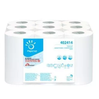 Prosop de hârtie PAPERNET în rolă MINI, din celuloză cu 2 straturi, rolă de 50 m